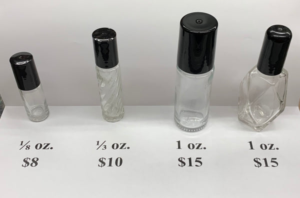1/8 oz Fragrance Oil Bottle