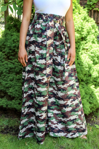 Camo II Wide Leg Pants