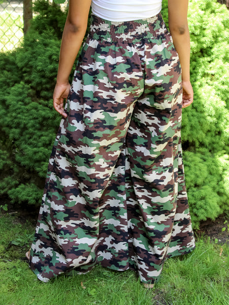 Camo II Wide Leg Pants