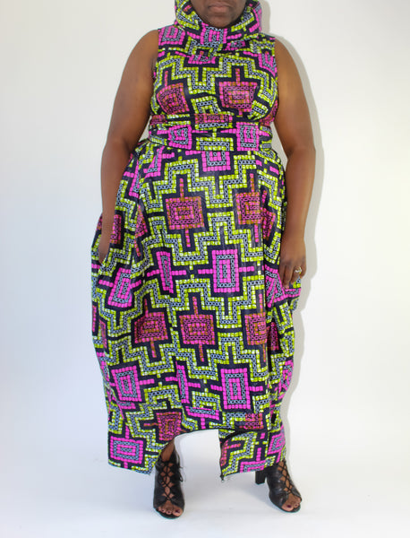 Orchid & Lime Jumpsuit