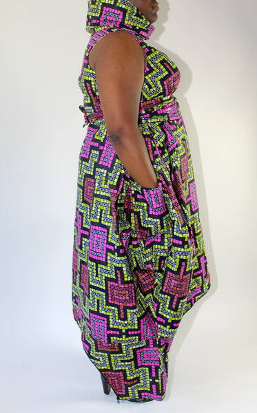 Orchid & Lime Jumpsuit