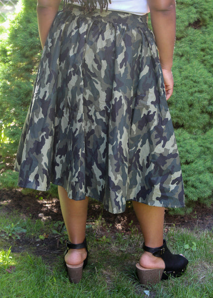 Dark Camo Skirt