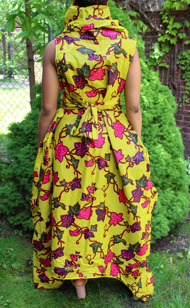 Vine African Print Jumpsuit