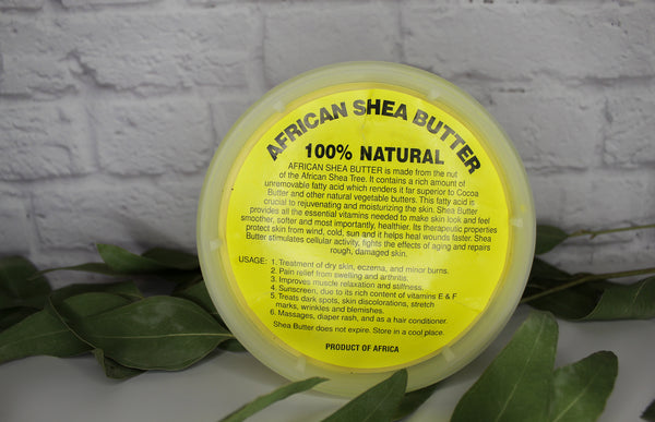 African Shea Butter - Yellow -   8 oz