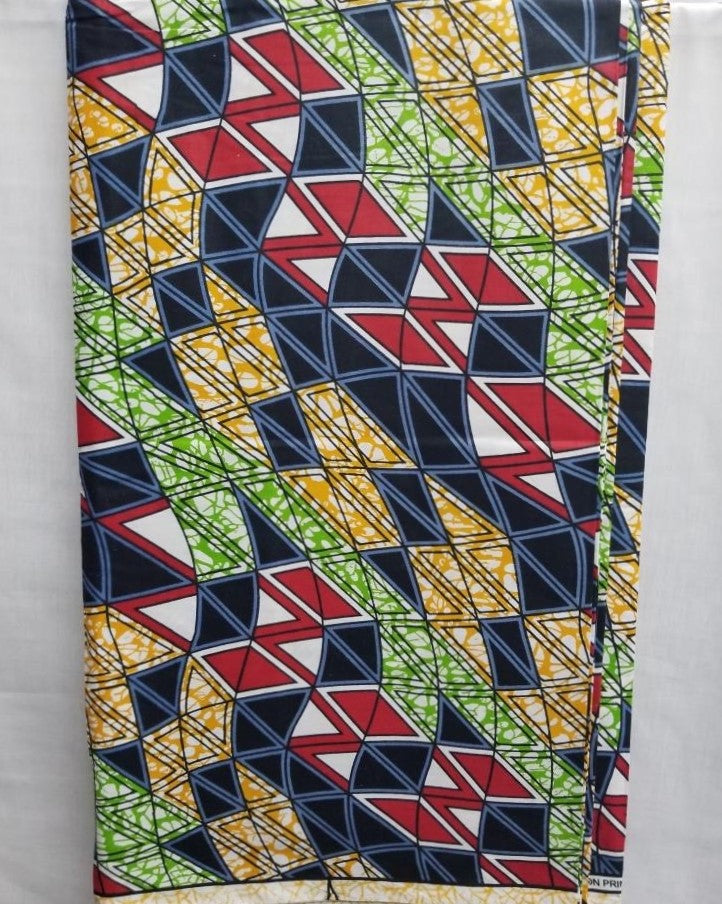 Multi-Color African Print Fabric