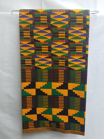 Kente African Print Fabric (#KP002)