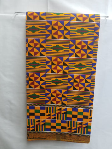 Kente African Print Fabric (#KP005)
