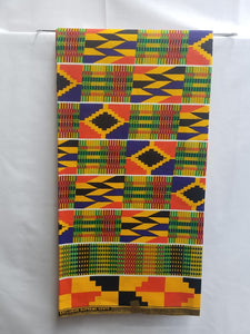 Kente African Print Fabric (#KP006)