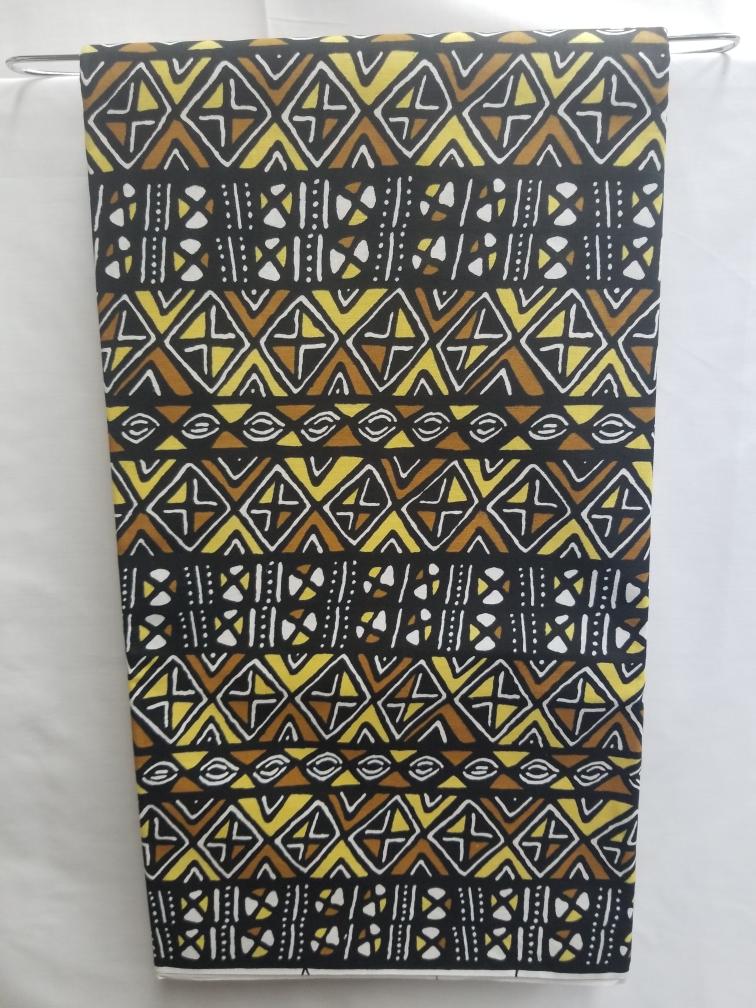 Mud Cloth African Print Fabric (#MP002)