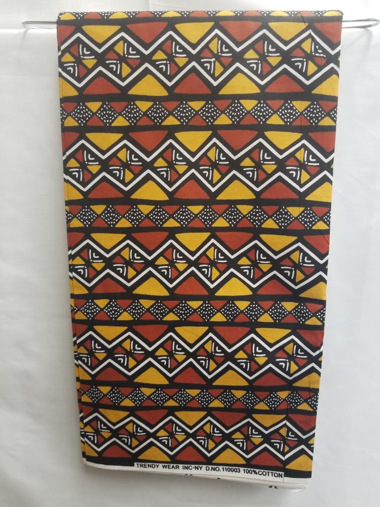 Mud Cloth African Print Fabric (#MP003)