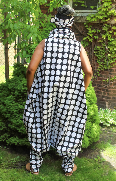 White Dot Jumpsuit