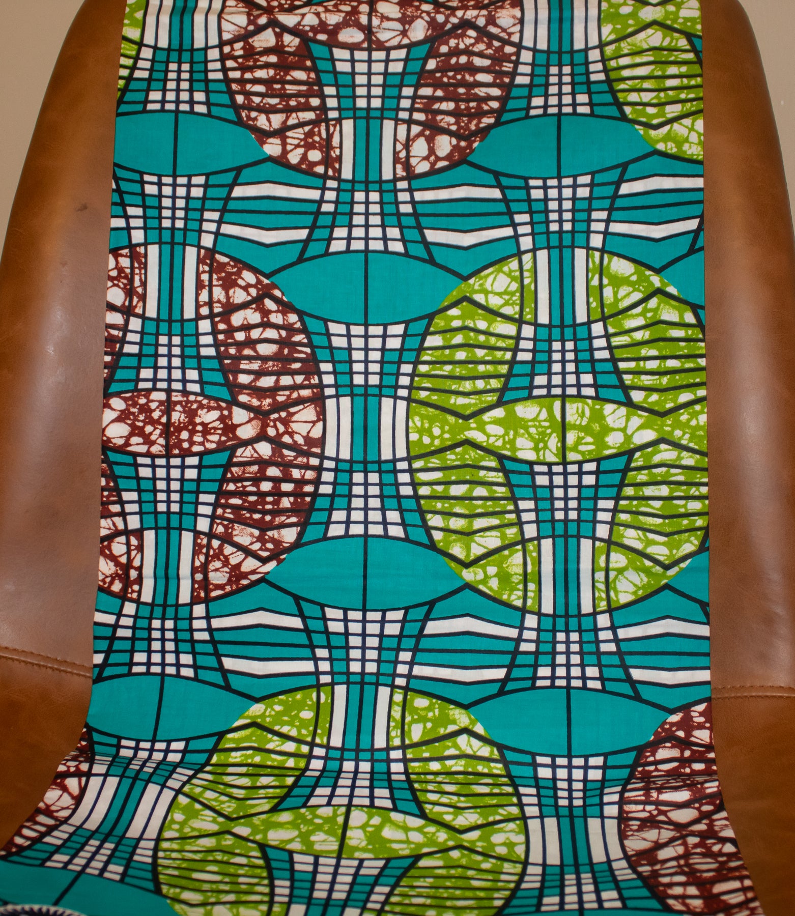 Teal & Lime Fabric