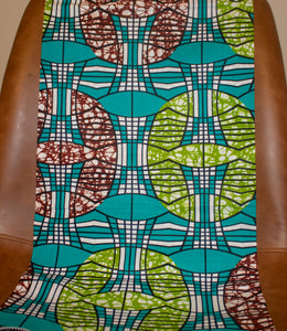 Teal & Lime Fabric