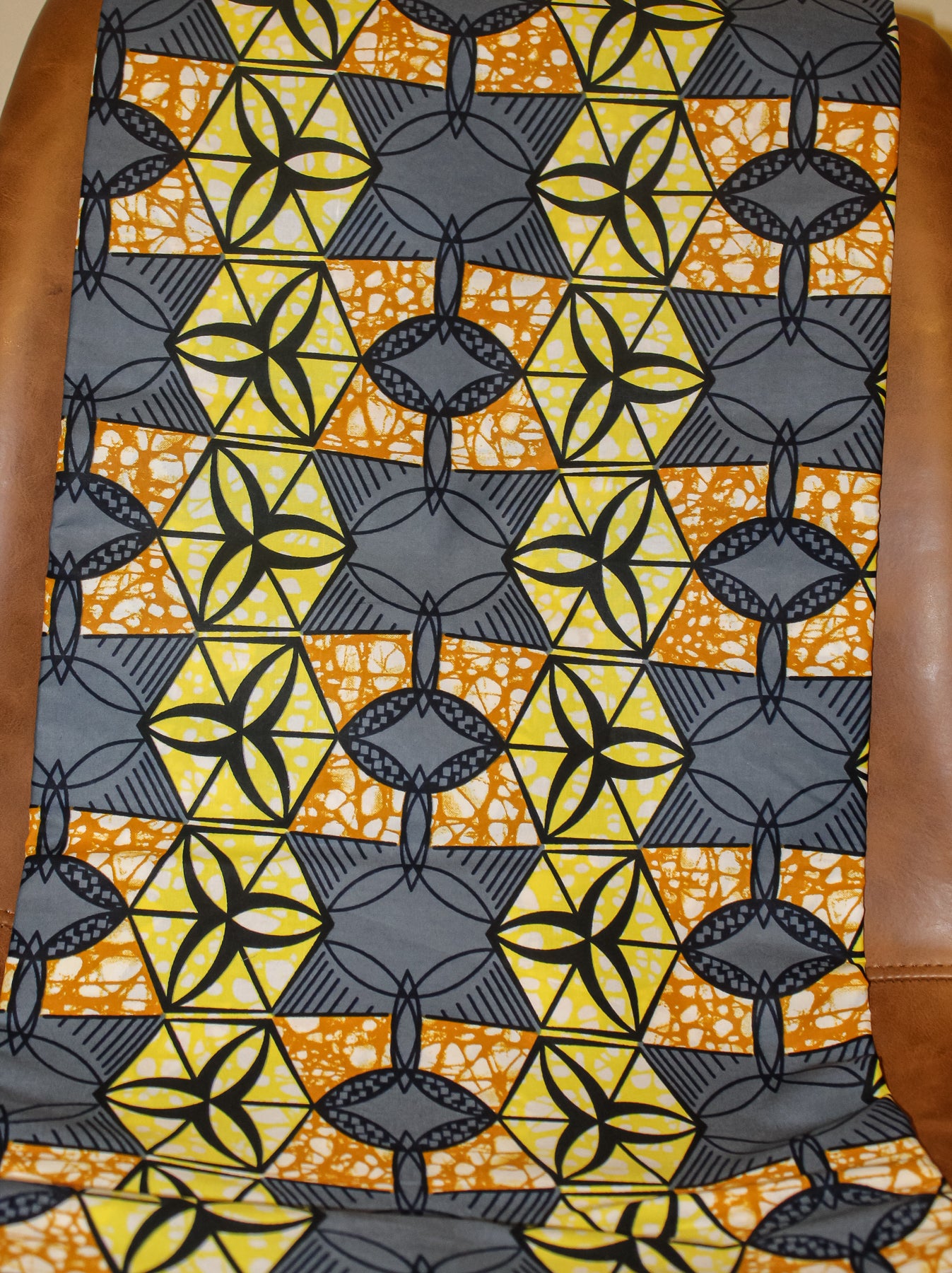 Grey & Rust Fabric