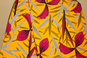 Custom Ankara Print Face Masks - Orange/Yellow