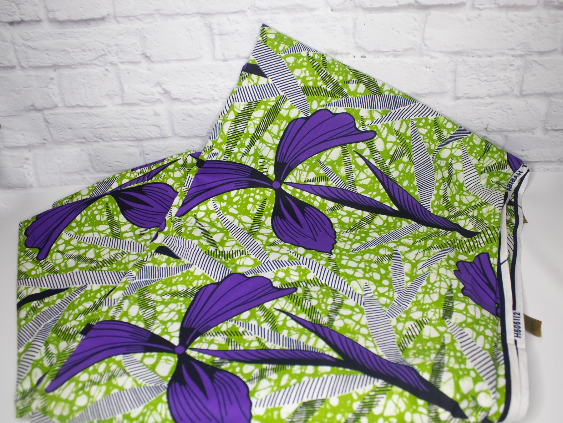 Purple & Green Ankara Fabric | kayraimports.com – Kayra Imports