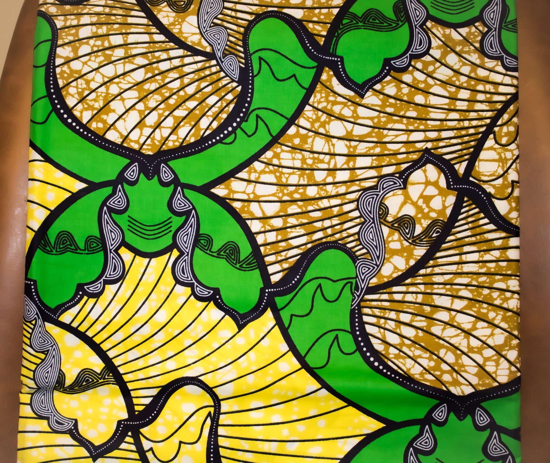 Yellow & Green Fabric